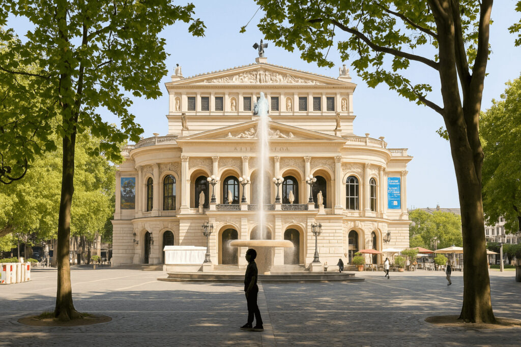 Alte Oper in Frankfurt am Tag