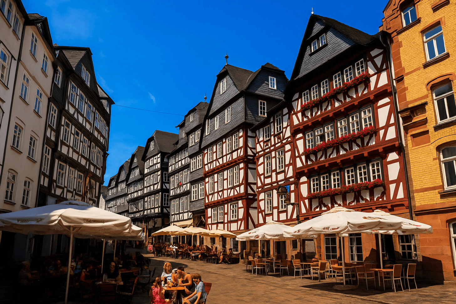 Vom Marktplatz zum Schloss: Die historische Oberstadt als Herz Marburgs