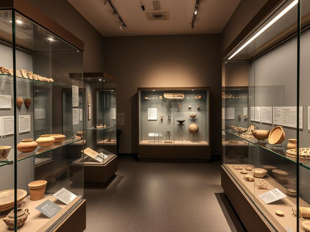 Ausstellungsraum im Wallenfels'schen Haus mit archäologischen Exponaten Ausstellungsraum im Wallenfels'schen Haus mit archäologischen Exponaten