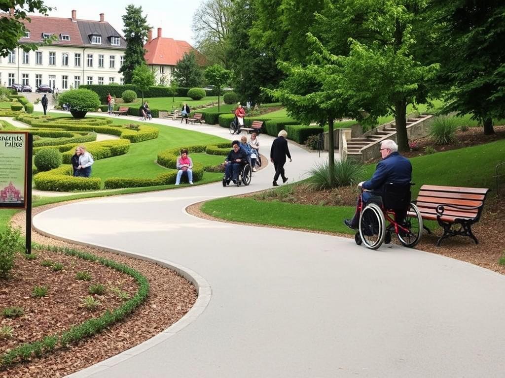 Barrierefreie Wege im Schlossgarten Fulda - inklusive Natur und Erholung Fulda für alle Barrierefreie Wege im Schlossgarten Fulda - inklusive Natur und Erholung Fulda für alle