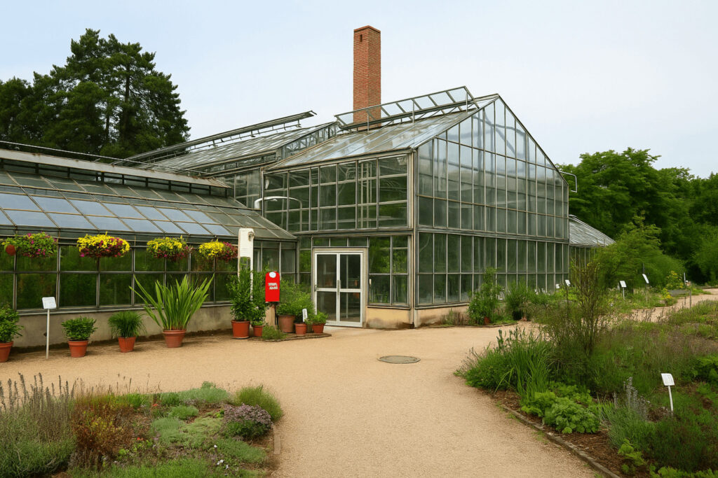 Botanischer Garten TU Darmstadt historische Ansicht