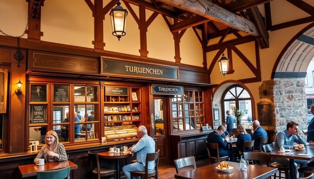 Cafe Türmchen am Marktplatz in Gießen mit historischem Ambiente - Top Cafés in Gießen Cafe Türmchen am Marktplatz in Gießen mit historischem Ambiente - Top Cafés in Gießen