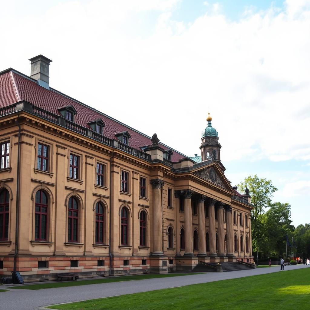 Das Hessische Landesmuseum neben dem Herrngarten Das Hessische Landesmuseum neben dem Herrngarten