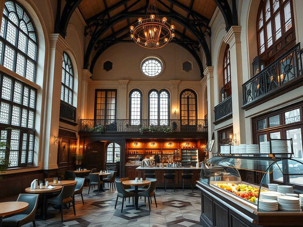 Das historische Gebäude des IDEAL Cafés in Fulda mit seinem vielseitigen Angebot Das historische Gebäude des IDEAL Cafés in Fulda mit seinem vielseitigen Angebot