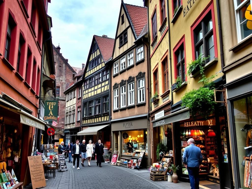 Das kreative Brückenviertel in Frankfurt-Sachsenhausen mit seinen Manufakturen und Spezialgeschäften Das kreative Brückenviertel in Frankfurt-Sachsenhausen mit seinen Manufakturen und Spezialgeschäften
