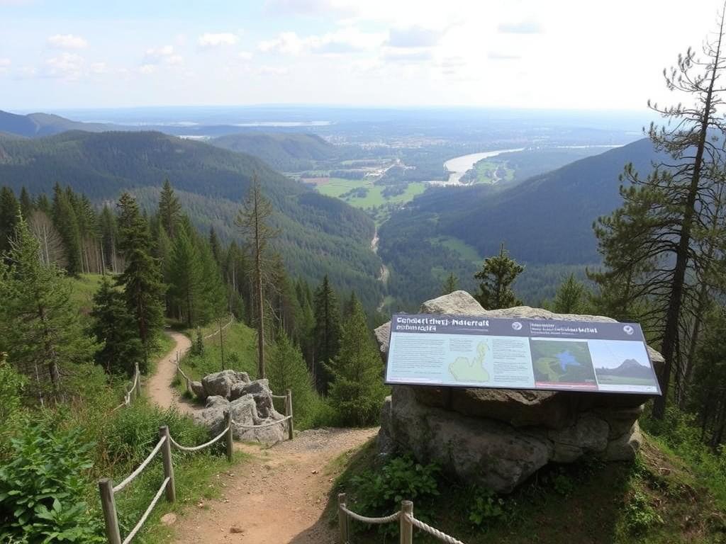 Der Geo-Naturpark Bergstraße-Odenwald mit Wanderwegen und Aussichtspunkten Der Geo-Naturpark Bergstraße-Odenwald mit Wanderwegen und Aussichtspunkten