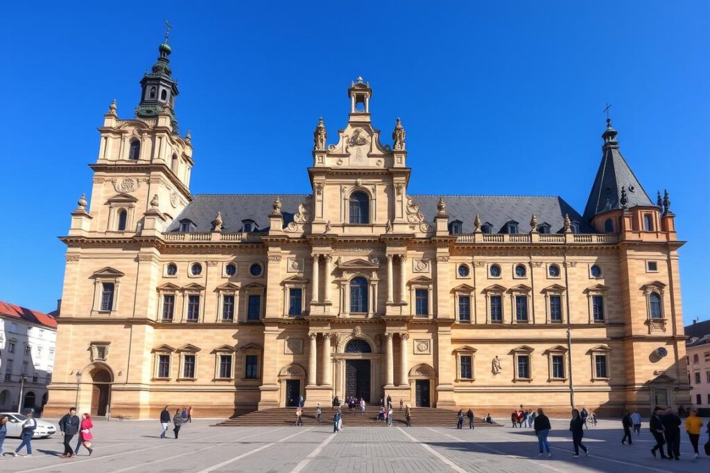 Dom zu Fulda mit barocker Architektur als Highlight des Barockstadt-Rundgangs Dom zu Fulda mit barocker Architektur als Highlight des Barockstadt-Rundgangs