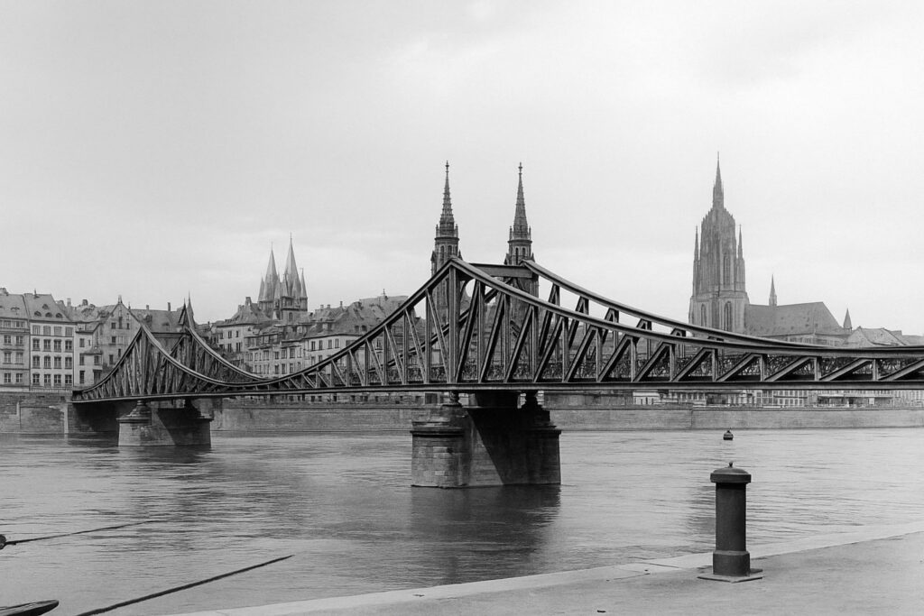 Eiserner Steg in Frankfurt Stadtgeschichte
