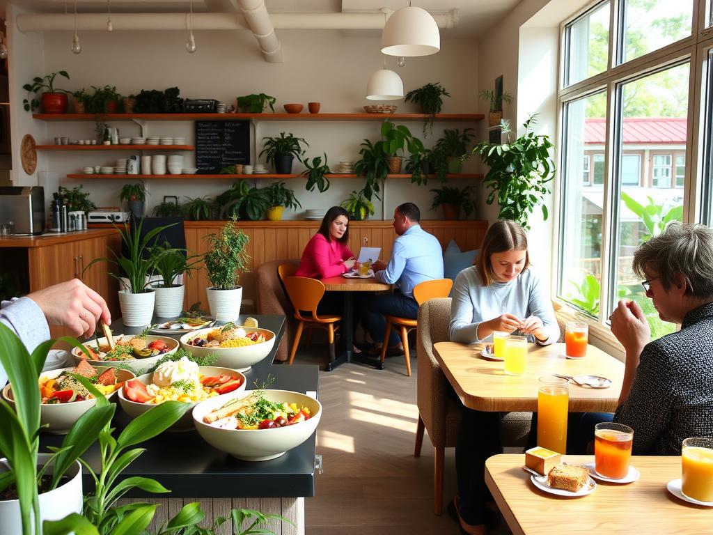 Entspannte Atmosphäre und bunte Bowls im Café Auszeit in Fulda Entspannte Atmosphäre und bunte Bowls im Café Auszeit in Fulda