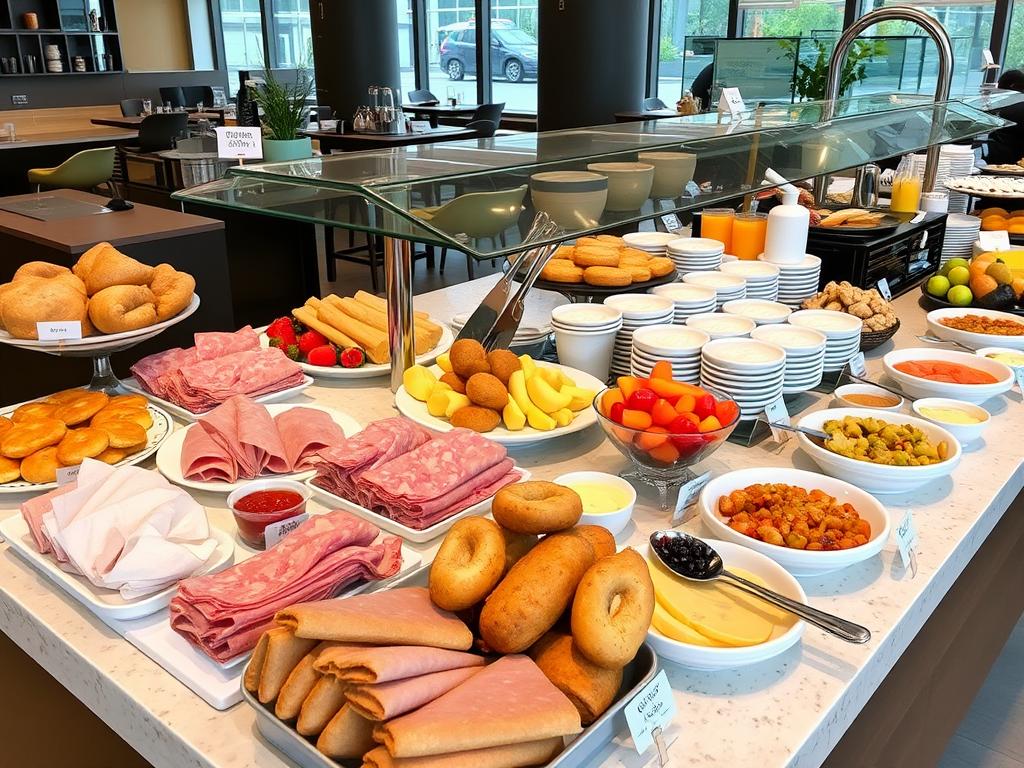 Frühstücksbuffet im IDEAL Cafe Fulda mit vielfältigen Optionen Frühstücksbuffet im IDEAL Cafe Fulda mit vielfältigen Optionen