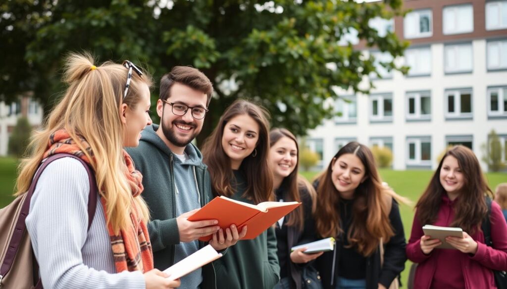 Internationale Studierende auf dem Campus der Hochschule Fulda Internationale Studierende auf dem Campus der Hochschule Fulda
