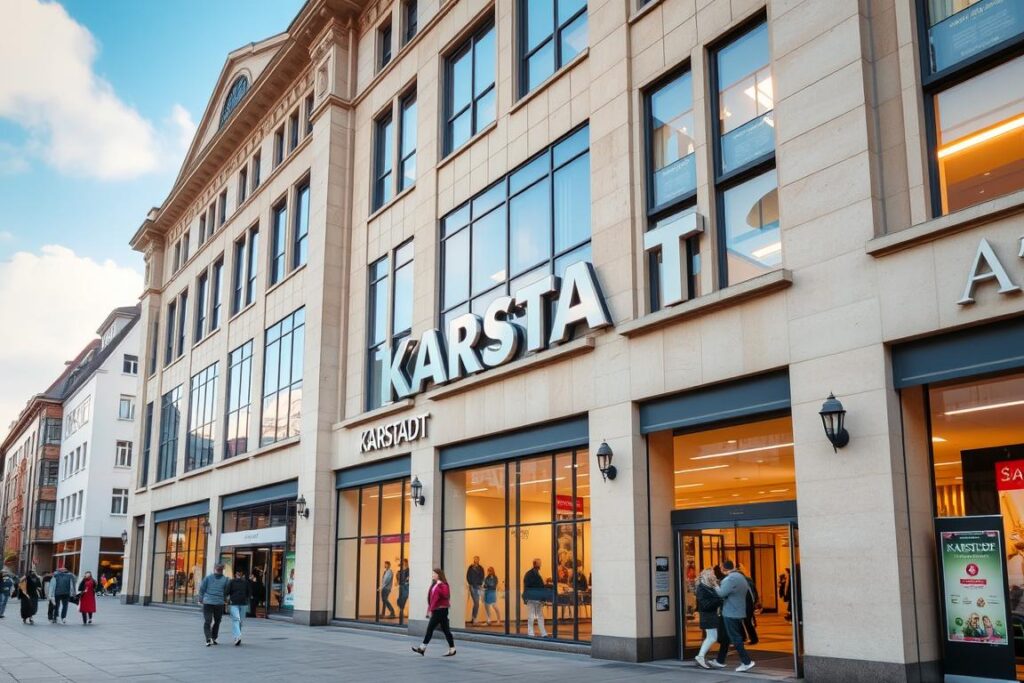 Karstadt-Gebäude in Fulda mit aktueller Nutzung als Einkaufszentrum Karstadt-Gebäude in Fulda mit aktueller Nutzung als Einkaufszentrum