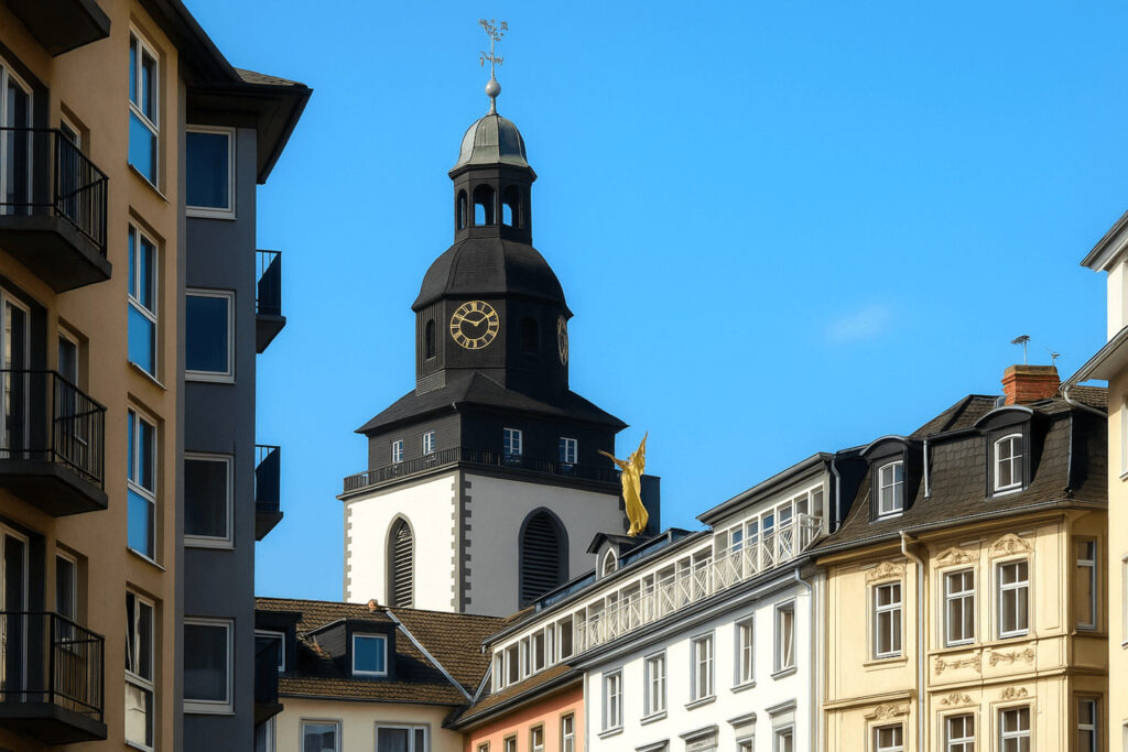 Kirchturm Gießen architektonische Besonderheiten