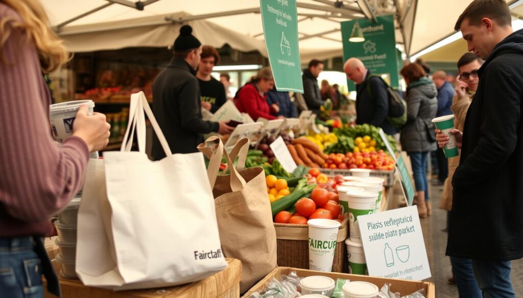 Mehrwegverpackungen und nachhaltige Initiativen auf dem Wochenmarkt Darmstadt Mehrwegverpackungen und nachhaltige Initiativen auf dem Wochenmarkt Darmstadt