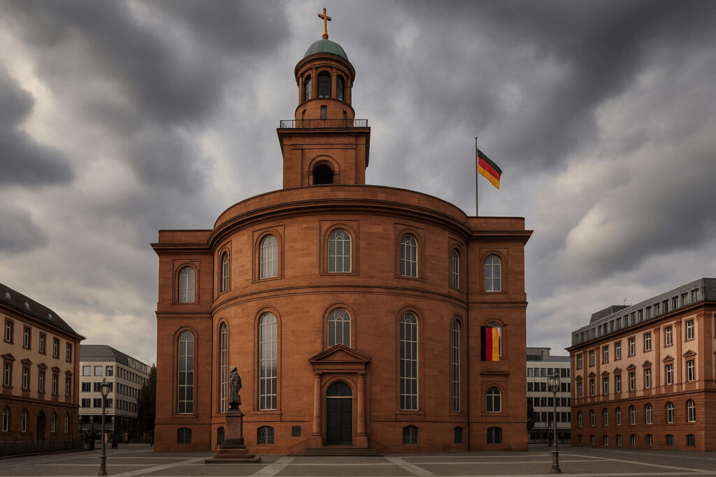 Paulskirche Frankfurt am Main von vorne