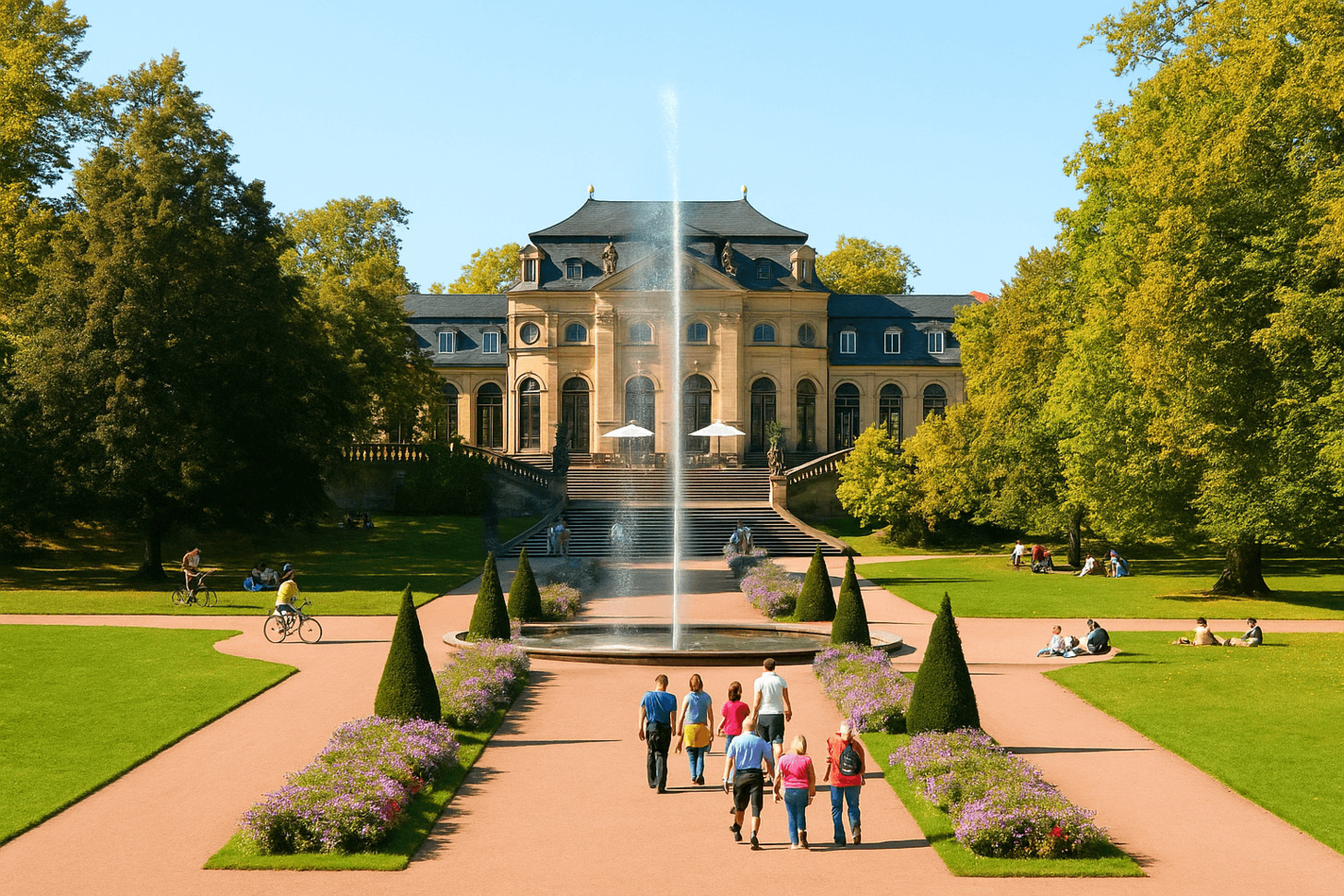 Schlossgarten Fulda – Gartenkunst zwischen Dom, Orangerie und Stadtschloss