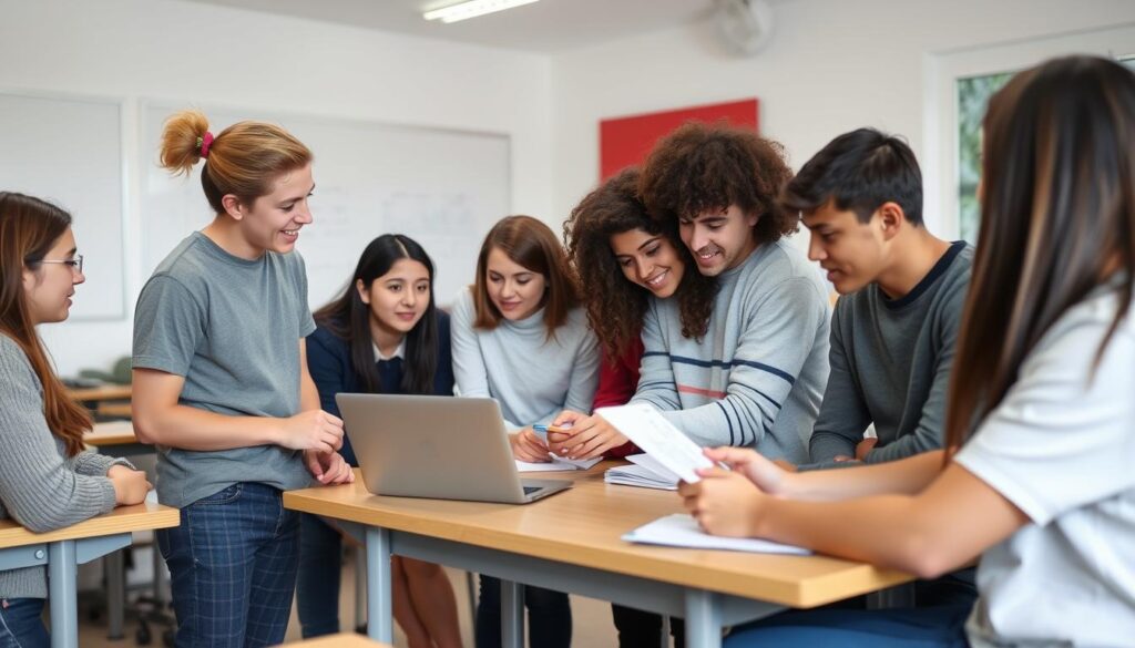 Schüler in einem internationalen Austauschprogramm in Fulda Schüler in einem internationalen Austauschprogramm in Fulda