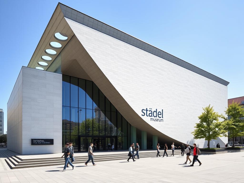 Städel Museum Frankfurt am Main Außenansicht Städel Museum Frankfurt am Main Außenansicht