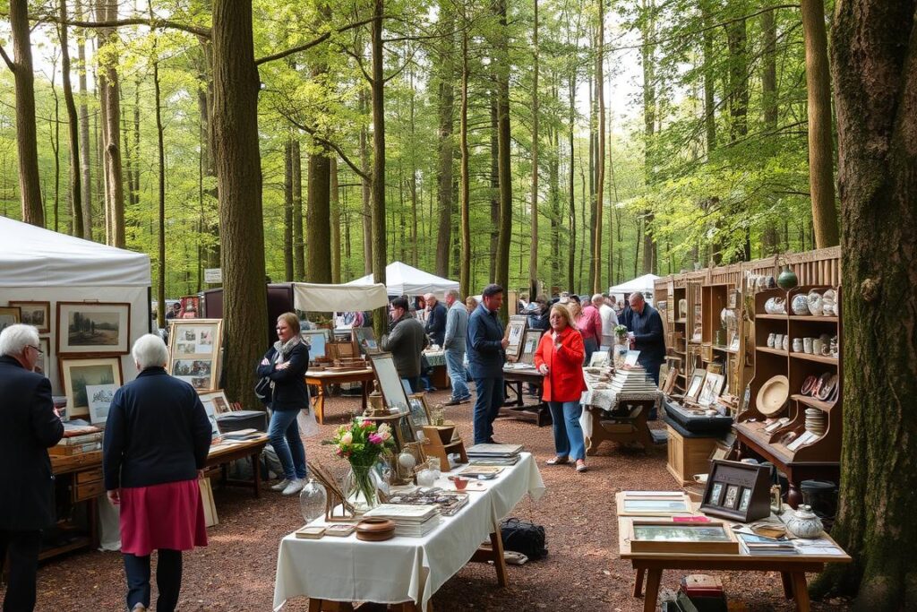 Waldkunst Flohmarkt im Internationalen Waldkunstzentrum Darmstadt Waldkunst Flohmarkt im Internationalen Waldkunstzentrum Darmstadt