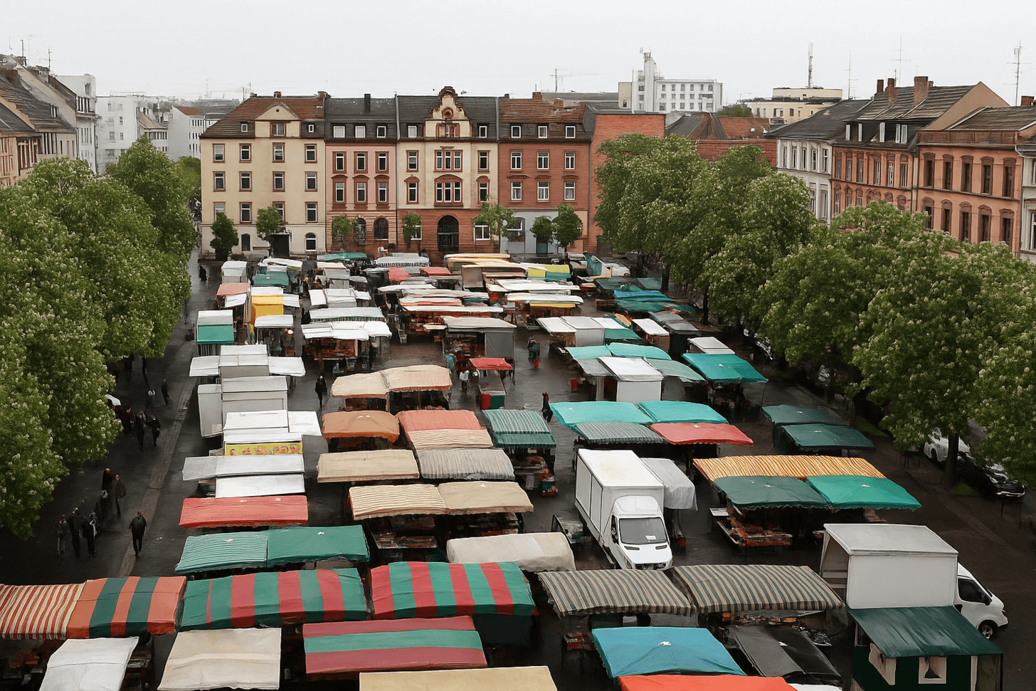Wilhelmsplatz entdecken: Der lebendige Mittelpunkt von Offenbach