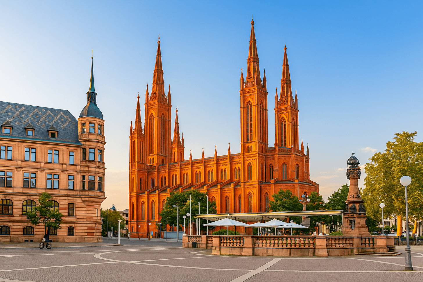 Die Marktkirche in Wiesbaden: Neugotisches Wahrzeichen im Herzen der Stadt